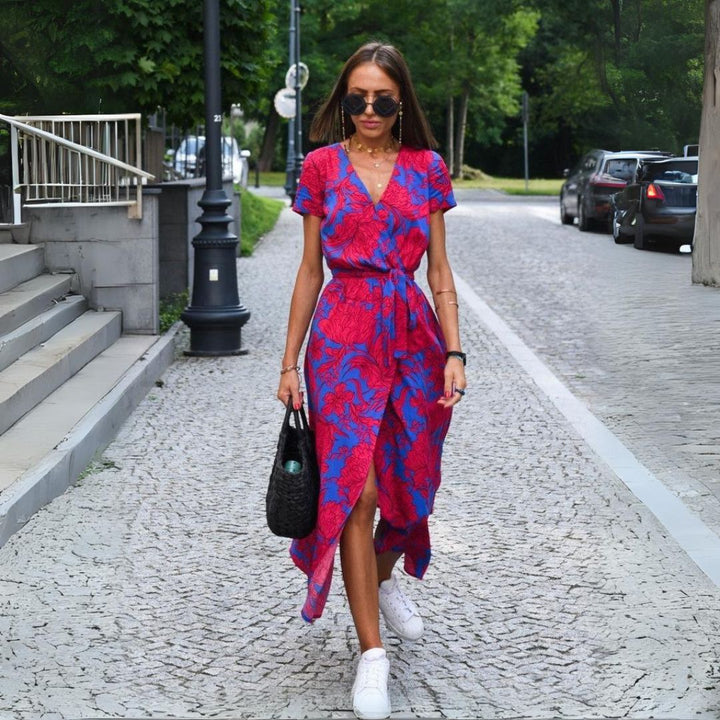 Yasmine | Stylish V-Deep Dress