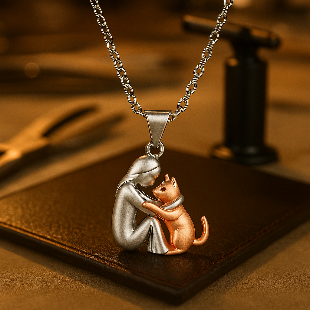 Cat Embrace Necklace