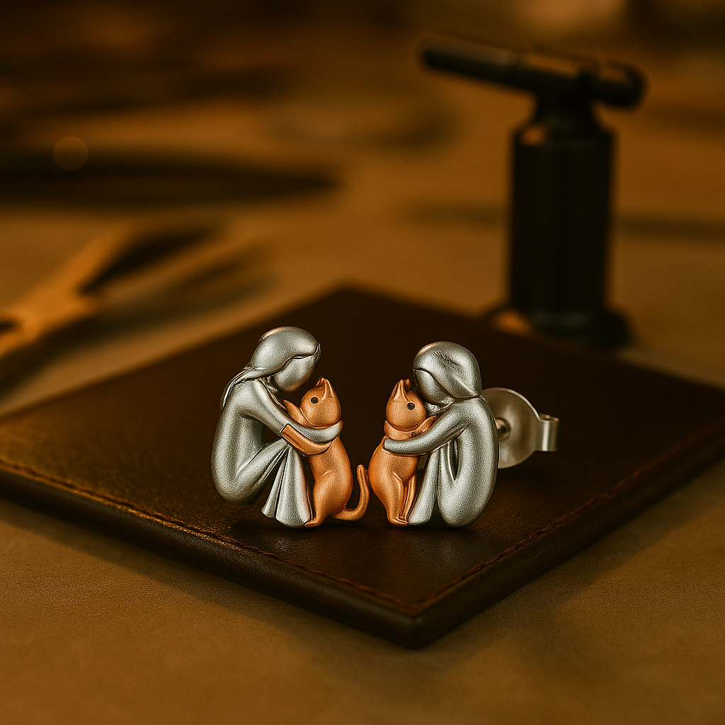 Cat Embrace Earrings