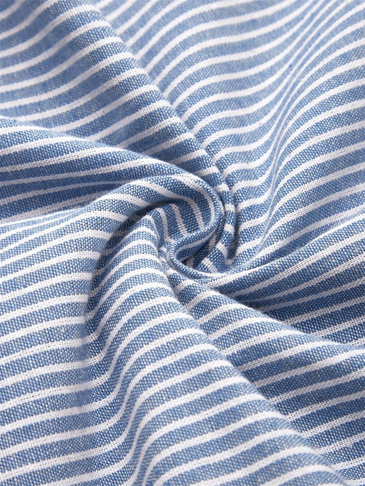 Brienne | Striped Midi Dress – Effortless Comfort, Confidence Every Day
