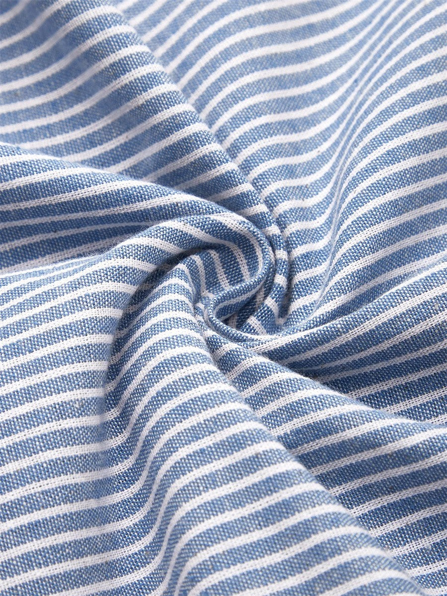 Louise | Striped Midi Dress – Effortless Comfort, Daily Confidence