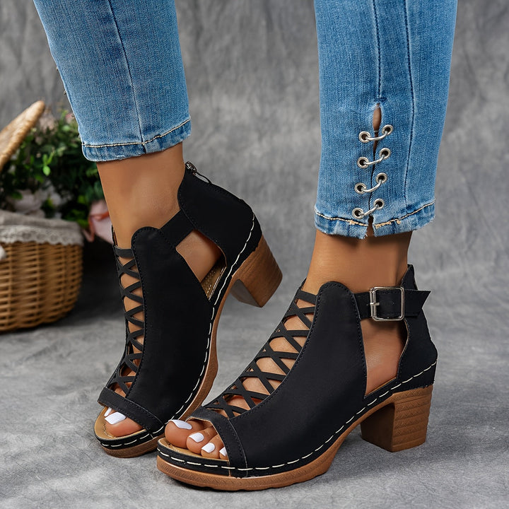 Nessa™ Heeled Sandals in Lattice