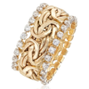 Vintage Baided Zirconia Ring