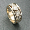 Vintage zirconium ring