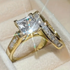 Vintage Zirconium Ring Set