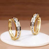 Chic and Crystal Hoop Earrings