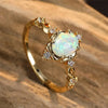 Handcrafted Opal Gemstone Ring