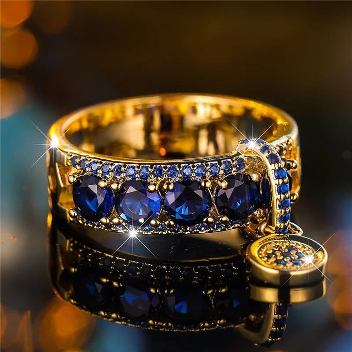 Antique Crystal Statement Ring