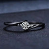 Vintage Black Crystal Ring