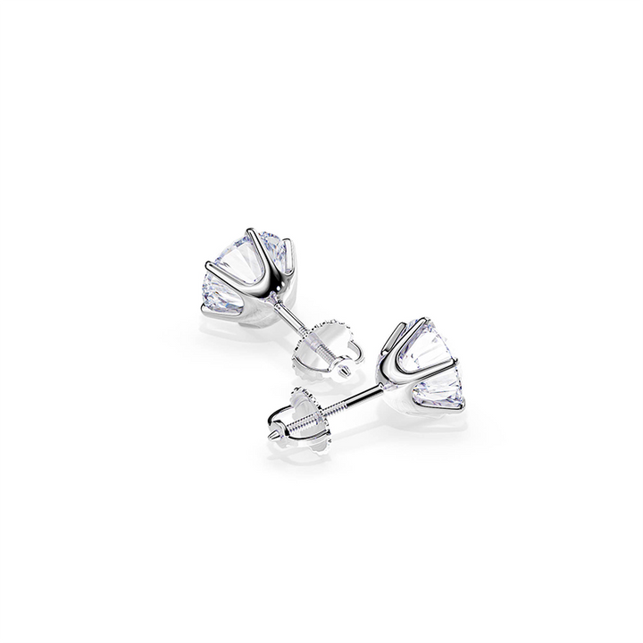 Elegant White Tera Earrings
