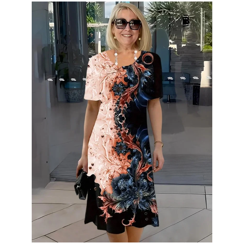 Viviana - Printed Relaxed Dress