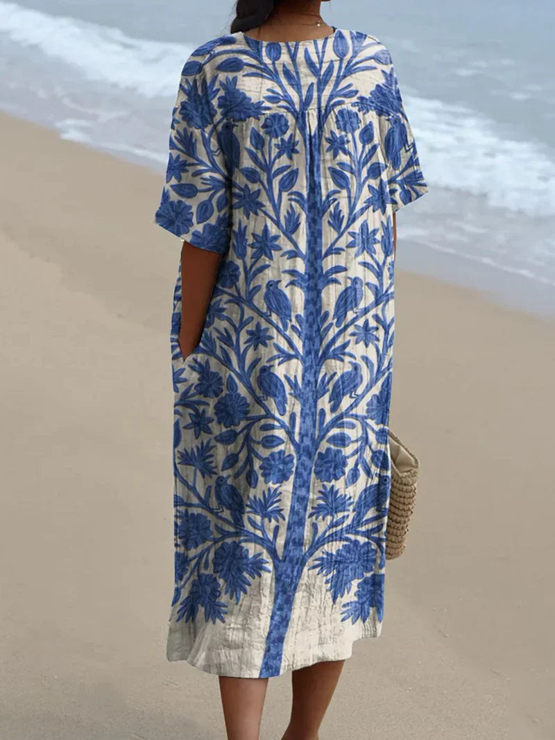 Fenna™ | Summer Breeze Printed Dress